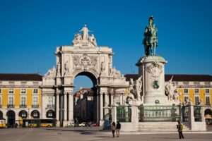 comercio square in lisbon