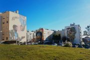 Several street art murals in marvila